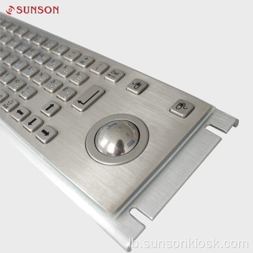 Anti-Riot Metalic Keyboard fir Informatiounskiosk